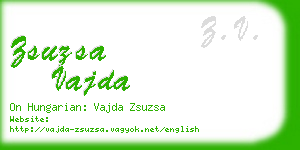 zsuzsa vajda business card